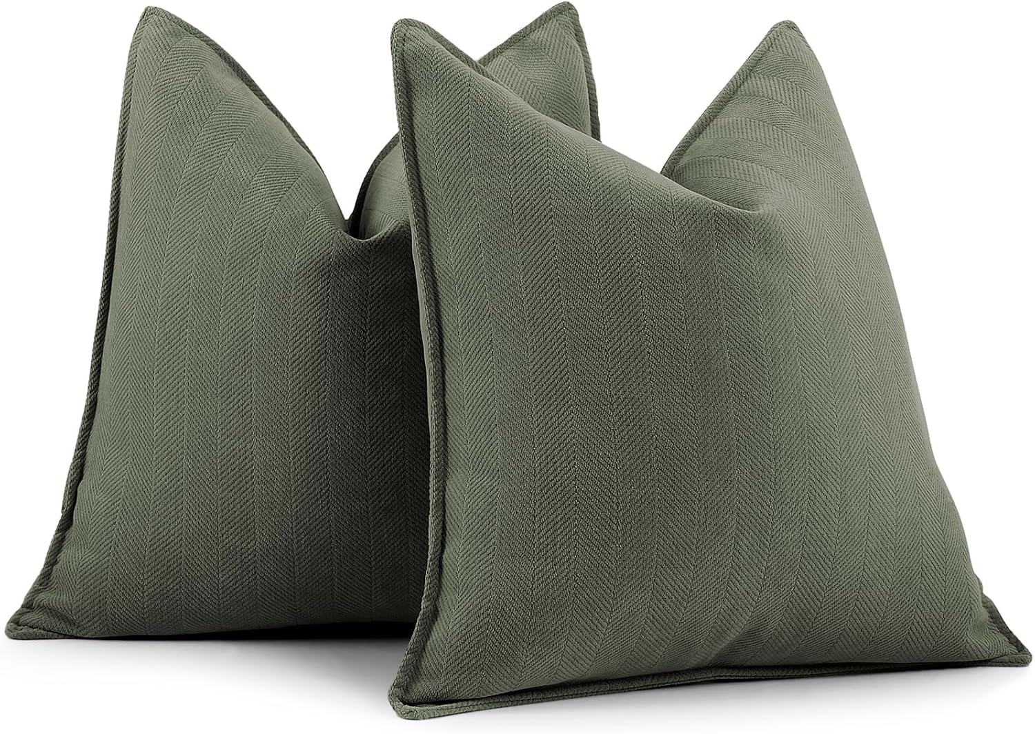 Rust Chenille Throw Pillow Covers