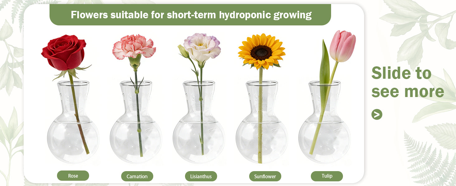 Plant Terrarium with Wooden Stand, Air Planter Bulb Glass Vase Metal Swivel Holder Retro Tabletop for Hydroponics Home Garden Office Decoration - 3 Bulb Vase