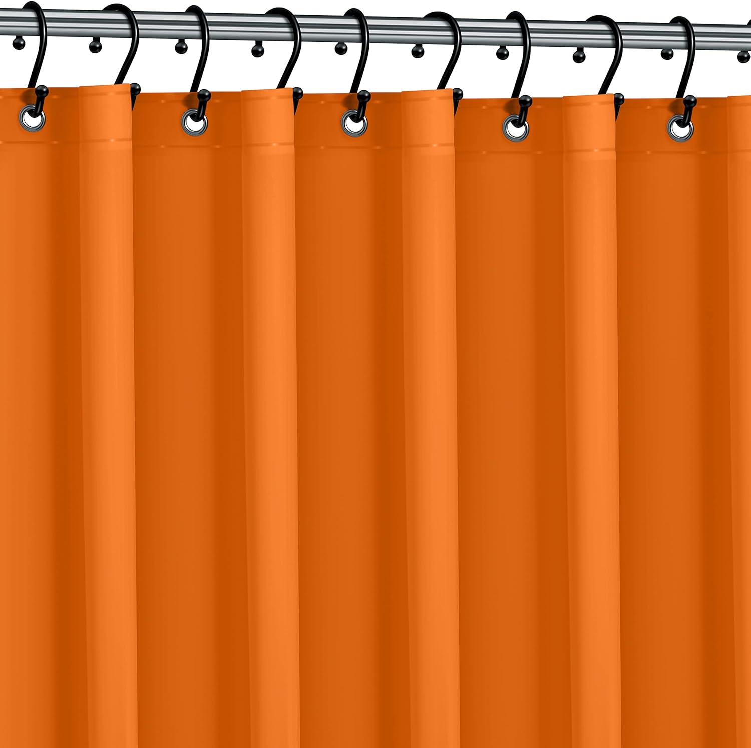 No Smell Shower Curtain Liner 72x72 White - PEVA Plastic Shower Curtain for Bathroom, PVC-Free Waterproof Shower Liner with Metal Grommets and Magnet-Weighted Bottom Hem - Washable Inner Liner