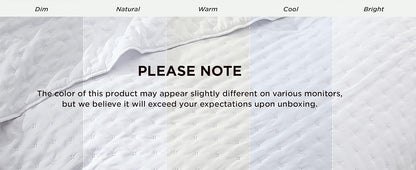 Quilts Queen Size - Bright White Bedspread Queen Size & Lightweight Comforter, Modern Coverlet with Clover Pattern, Ultra Soft All-Season Bedding, 90 x 96 Inches | Stitch-Free Quilting, Lightweight, Summer Bedding Set, Machine Washable, Pet-Friend