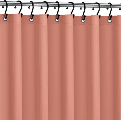 No Smell Shower Curtain Liner 72x72 White - PEVA Plastic Shower Curtain for Bathroom, PVC-Free Waterproof Shower Liner with Metal Grommets and Magnet-Weighted Bottom Hem - Washable Inner Liner