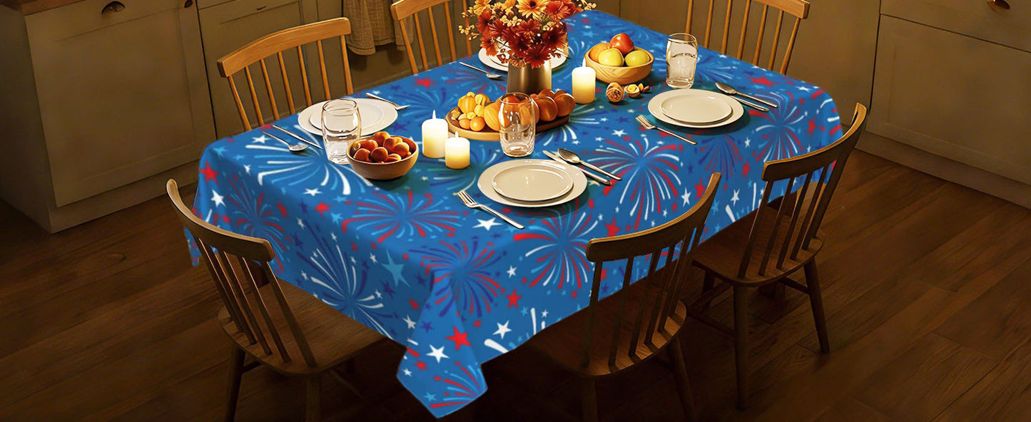 Teal Grey Tablecloth Turquoise Rectangle Table Cloth Washable Table Cover for Decoration Kitchen Dining Room 60x90 Inch