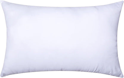 MIULEE Throw Pillow Insert Premium Pillow Stuffer Sham Rectangle for Decorative Cushion Bed Couch Sofa 12x20 Inch