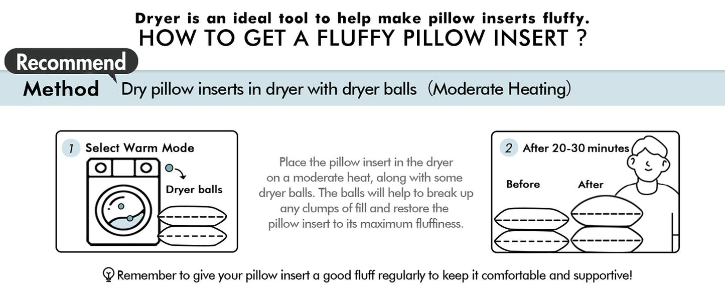 MIULEE 26x26 Euro Pillow Inserts,Set of 2 Down Feather Throw Pillows for Couch Sofa Bed, Decorative Fluffy Throw Pillow Inserts Cotton Fabric,White