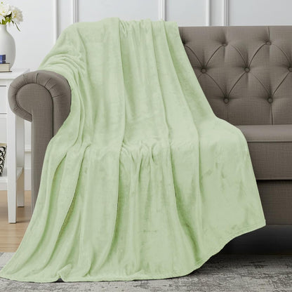 Bedding Fleece Blanket Queen Size Grey (90x90 Inches) Ultra Soft Warm Lightweight Microfiber Breathable Anti-Static Cozy Bed Blanket, All-Season Home Decor Gift for Men & Women